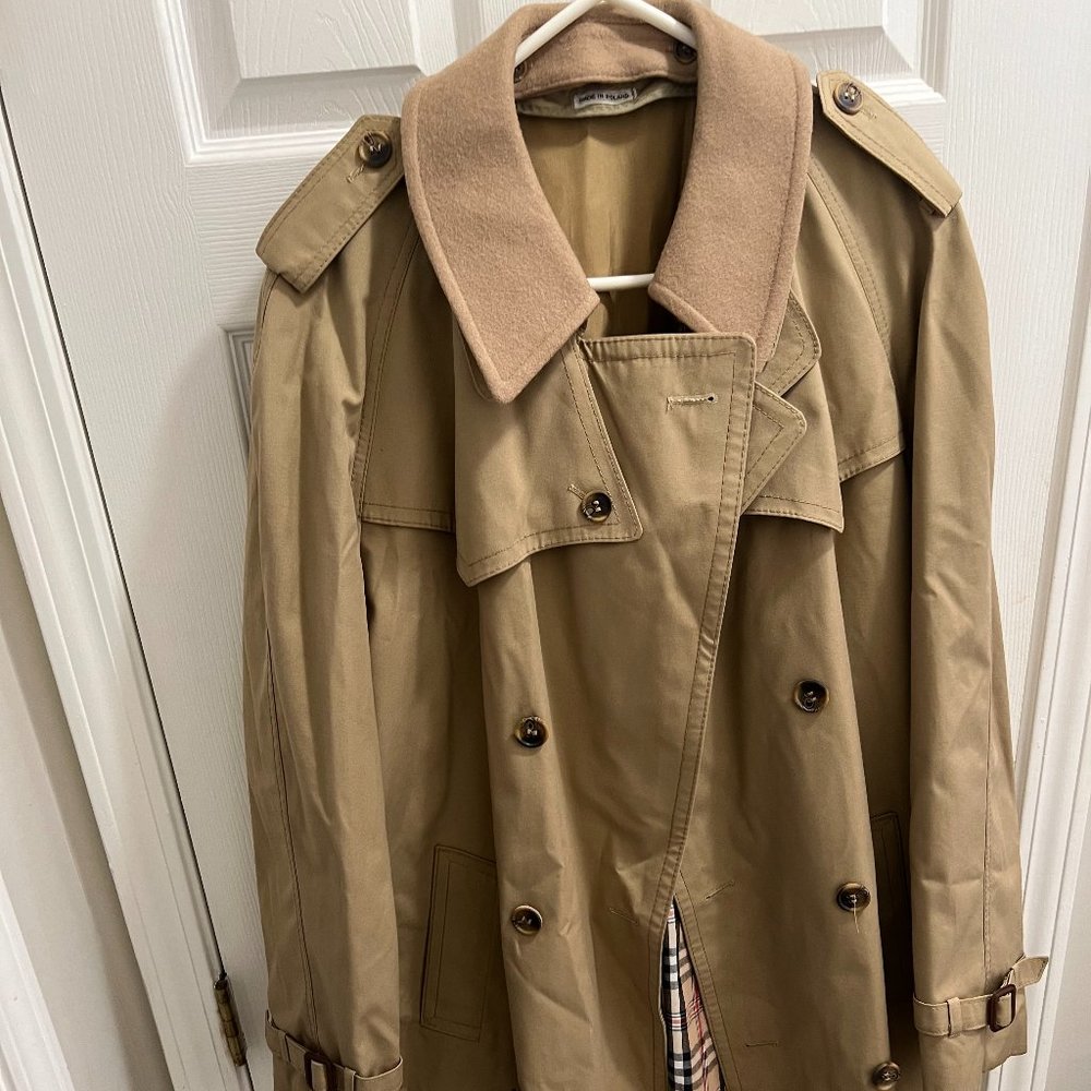 Non Branded Tan Men's Trench Coat